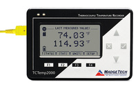 Даталогер температури з підключаємою термопарою TCTemp2000